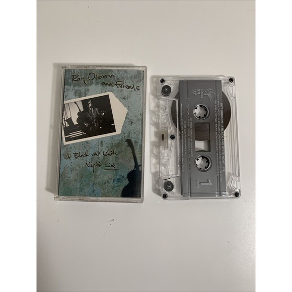 ROY ORBISON AND FRIENDS A Black And White Night Live Cassette Tape 1989 Rock - Picture 1 of 5